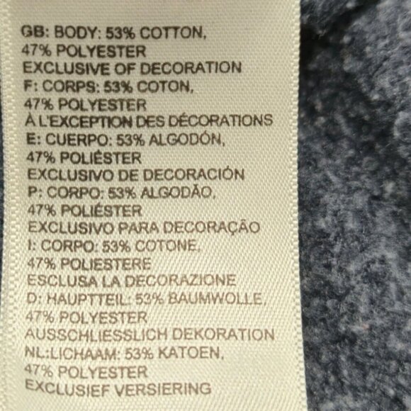 North Face Hoodie Men M Gray Americana Logo Gorpcore Camping A3WUH - Picture 9 of 13